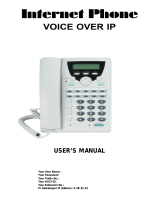 PI Manufacturing Internet Phone User manual