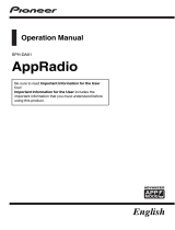 Pioneer AppRadio SPH-DA01 User manual