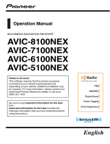 Pioneer AVIC 7100 NEX Owner's manual