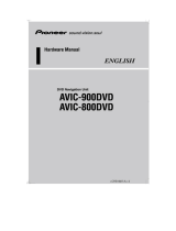 Pioneer AVIC 900 DVD Owner's manual