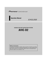 Pioneer AVIC-D2 Owner's manual