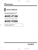 Pioneer AVIC F130 User manual