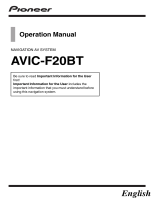 Pioneer AVIC-F200BT User manual