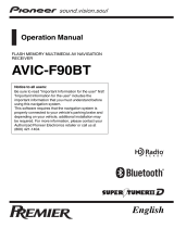 Pioneer AVIC-F90BT User manual