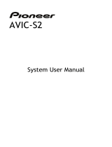 Pioneer AVIC S2 User manual