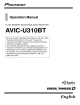 Pioneer AVIC U310 BT User manual