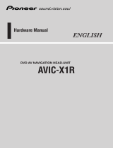 Pioneer avic-x1r Owner's manual
