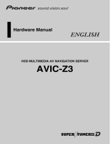 Pioneer AVIC Z3 User manual