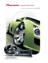 Pioneer Car CD MP3 Player User manual