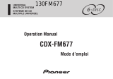 Pioneer CDX-FM677 User manual