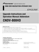 Pioneer CNDV-800HD Owner's manual