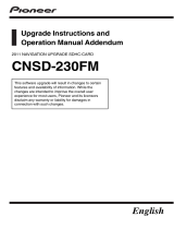 Pioneer CNSD 230 FM Owner's manual