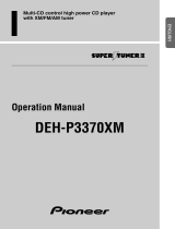 Pioneer DEH P3370XM User manual