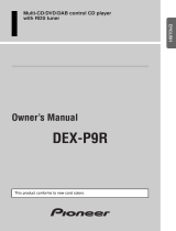 Pioneer DEX-P9R User manual