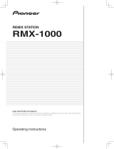 Pioneer RMX1000 Remix Station DJ Effects Controller User manual