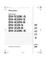 Pioneer DV-410V-S User manual