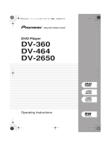 Pioneer DV-2650 User manual