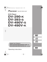 Pioneer DV 490V K User manual