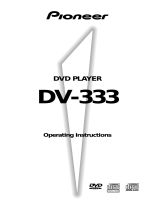 Pioneer DV-333 User manual
