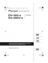 Pioneer DV-393-S User manual