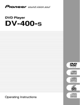 Pioneer DV-400-S User manual