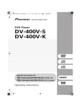 Pioneer DV-400V-S User manual