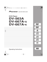 Pioneer DV-667A-K User manual