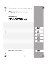 Pioneer DV-575K-s User manual