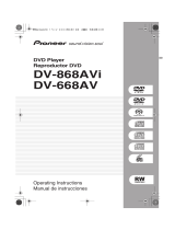 Pioneer DV-668AV User manual