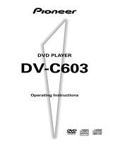 Pioneer DV-C603 User manual