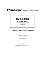Pioneer DVD-V8000 User manual