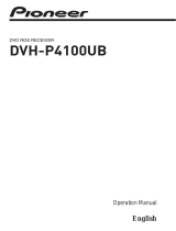 Pioneer DVH-P4100UB User manual