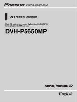 Pioneer DVH-P5650MP User manual