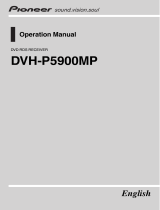Pioneer DVH-P5900MP User manual