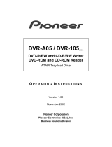 Pioneer DVR-A05 User manual