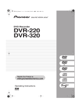 Pioneer DVR-220 User manual