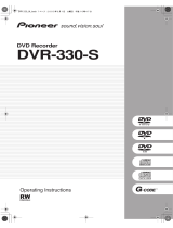 Pioneer DVR-330-S User manual