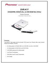 Pioneer DVR-K17 User manual