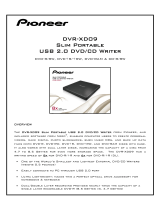 Pioneer DVR-XD09 User manual