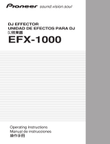 Pioneer EFX-1000 User manual