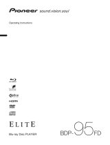 Pioneer Elite BDP-95FD User manual
