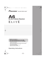 Pioneer ELITE SX-A6-J User manual
