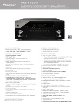 Pioneer Elite VSX-1120-K User manual