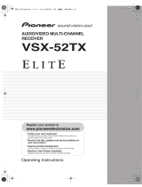 Pioneer Elite VSX-52TX User manual