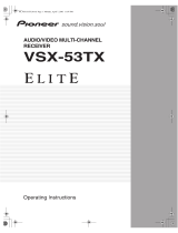 Pioneer VSX-53TX User manual