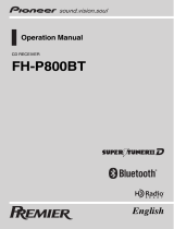 Pioneer FH-P800BT User manual