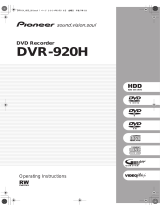 Pioneer DVR-920H User manual