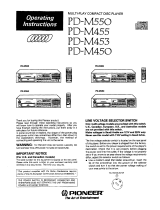Pioneer PD-M450 User manual