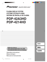 Pioneer PDP-42A3HD User manual