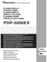Pioneer PDP-5000EX User manual